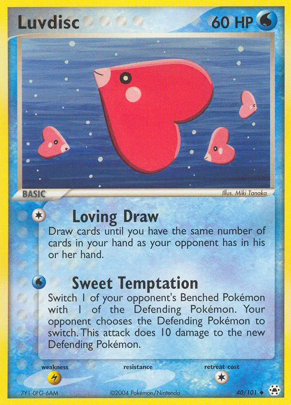 Luvdisc (Hidden Legends) - Pokémon in TCG Land