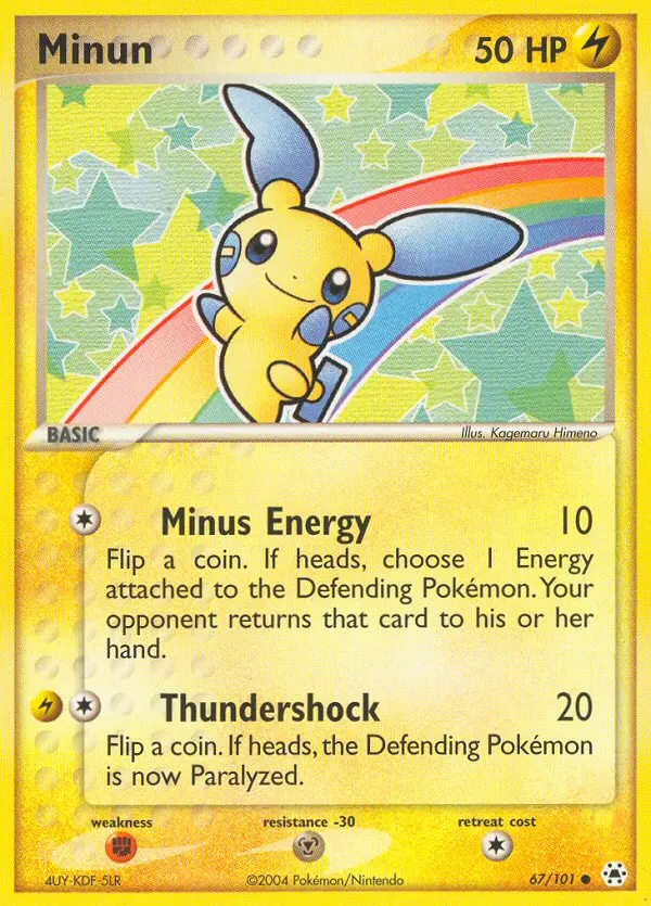 Minun (Hidden Legends) - Pokémon in TCG Land