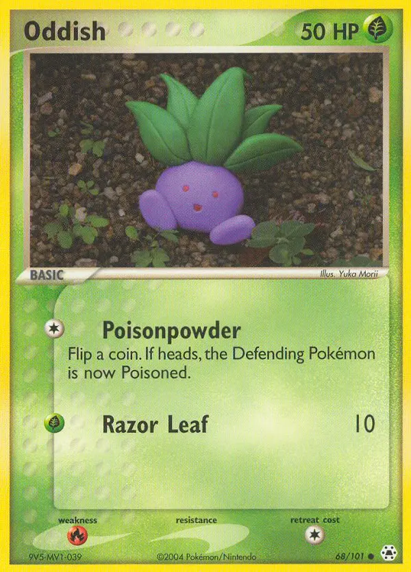 Oddish (Hidden Legends) - Pokémon in TCG Land México