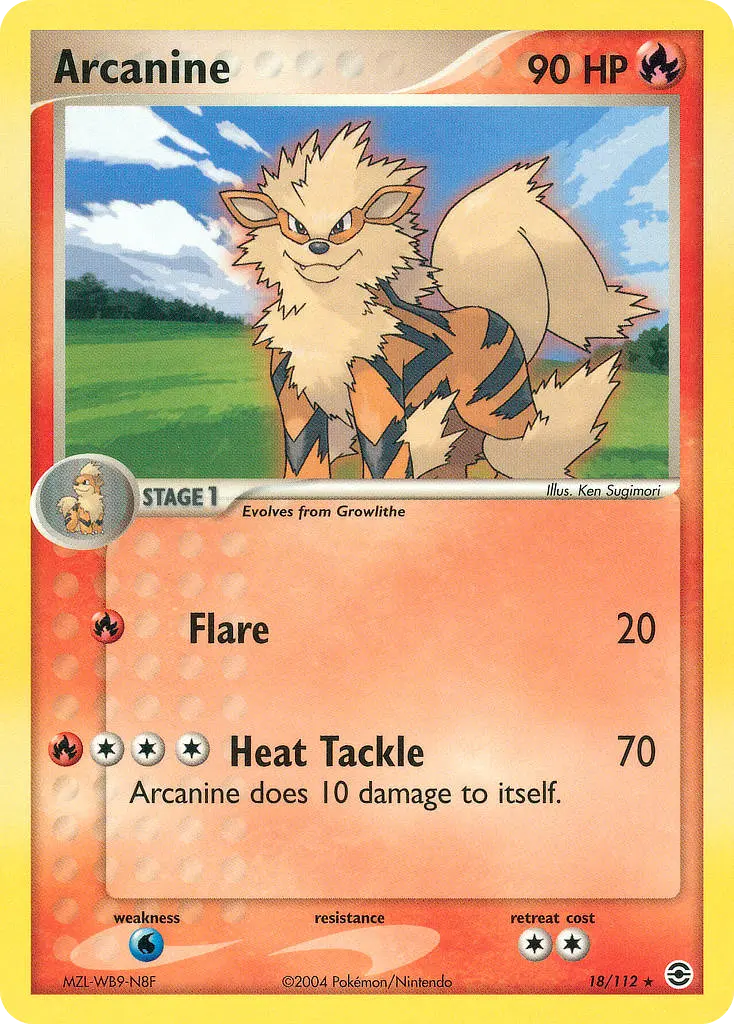 Arcanine (FireRed & LeafGreen) - Pokémon in TCG Land México