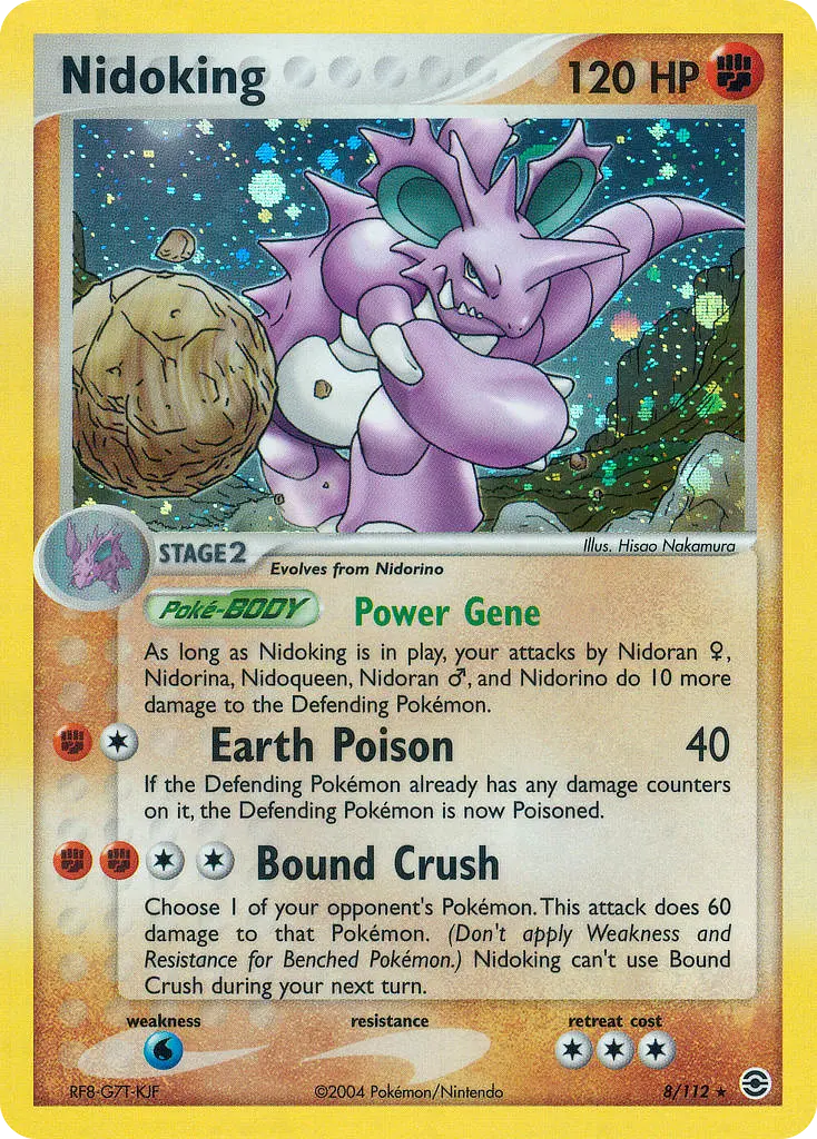 Nidoking (FireRed & LeafGreen) - Pokémon in TCG Land México