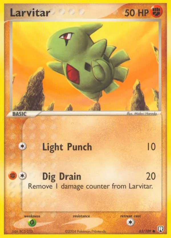 Larvitar (Team Rocket Returns) - Pokémon in TCG Land