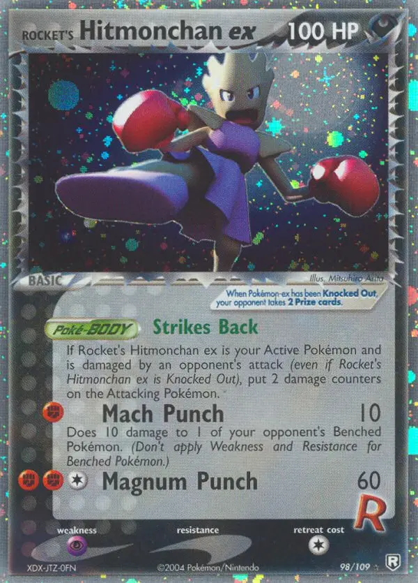 Rocket's Hitmonchan ex (Team Rocket Returns) - Pokémon in TCG Land