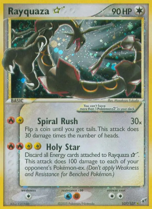 Rayquaza ★ (Deoxys) - Pokémon in TCG Land México