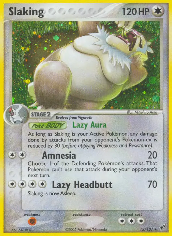 Slaking (Deoxys) - Pokémon in TCG Land