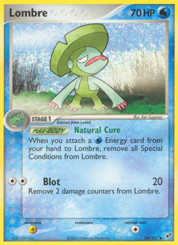 Lombre (Deoxys) - Pokémon in TCG Land