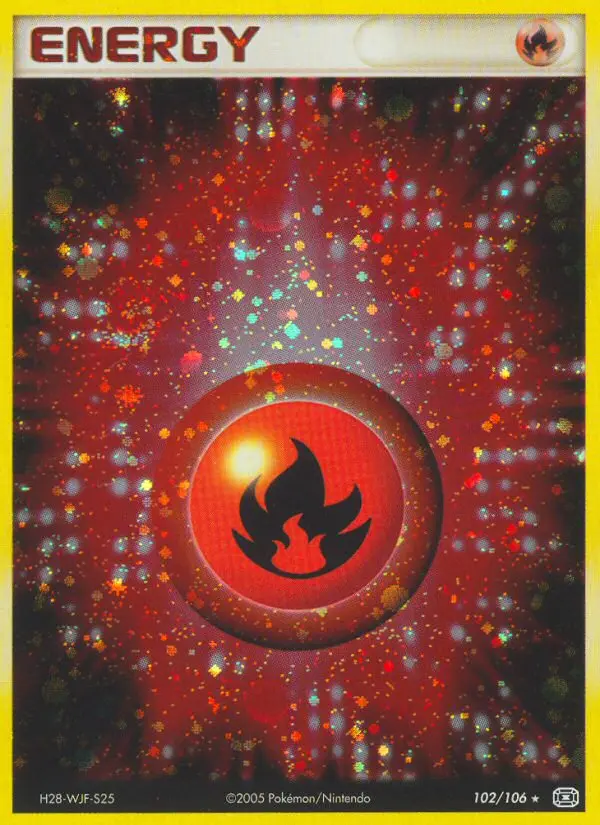 Fire Energy (Emerald) - Pokémon in TCG Land México