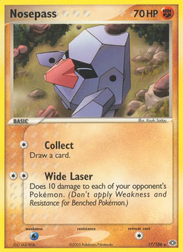 Nosepass (Emerald) - Pokémon in TCG Land México