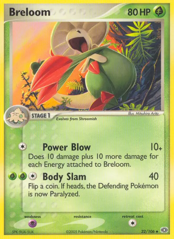 Breloom (Emerald) - Pokémon in TCG Land