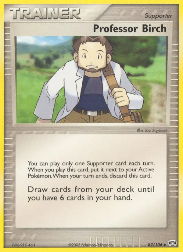 Professor Birch (Emerald) - Pokémon in TCG Land México