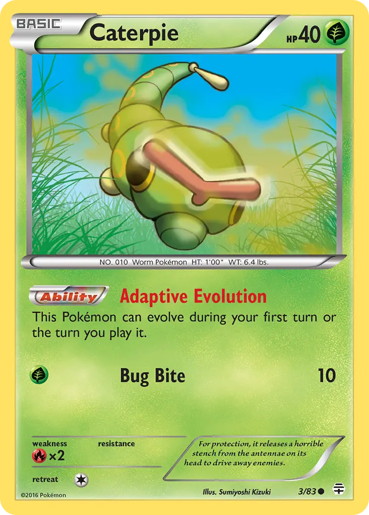 Caterpie (Generations) - Pokémon in TCG Land México