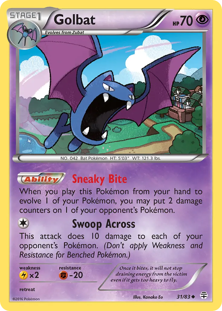 Golbat (Generations) - Pokémon in TCG Land México
