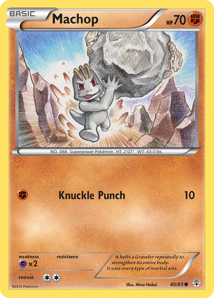 Machop (Generations) - Pokémon in TCG Land