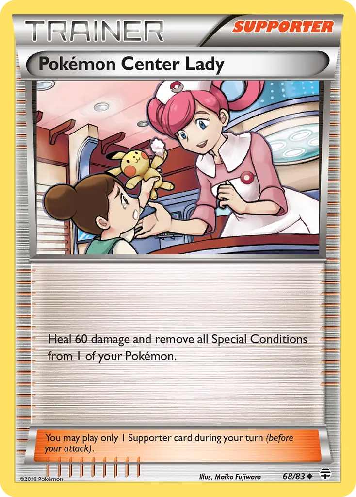 Pokémon Center Lady (Generations) - Pokémon in TCG Land México