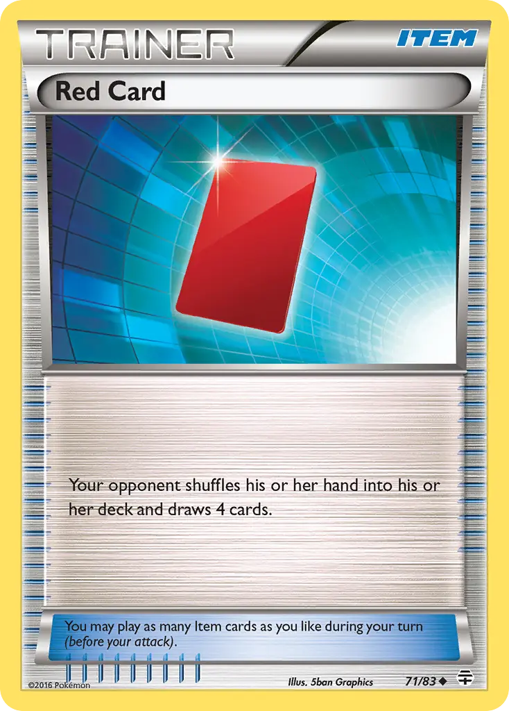 Red Card (Generations) - Pokémon in TCG Land