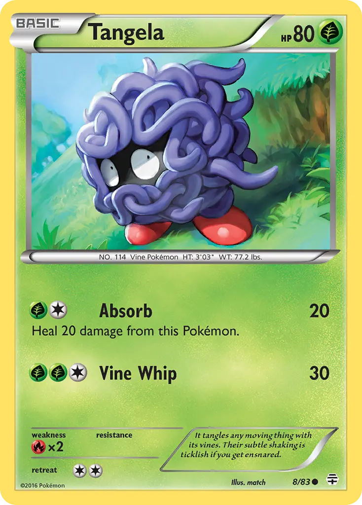 Tangela (Generations) - Pokémon in TCG Land México