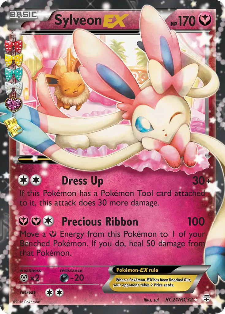 Sylveon-EX (Generations) - Pokémon in TCG Land México