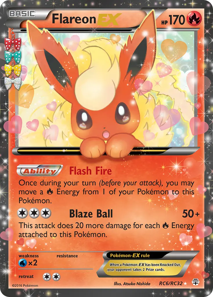 Flareon-EX (Generations) - Pokémon in TCG Land México