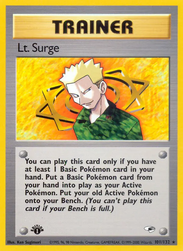 Lt. Surge (Gym Heroes) - Pokémon in TCG Land México