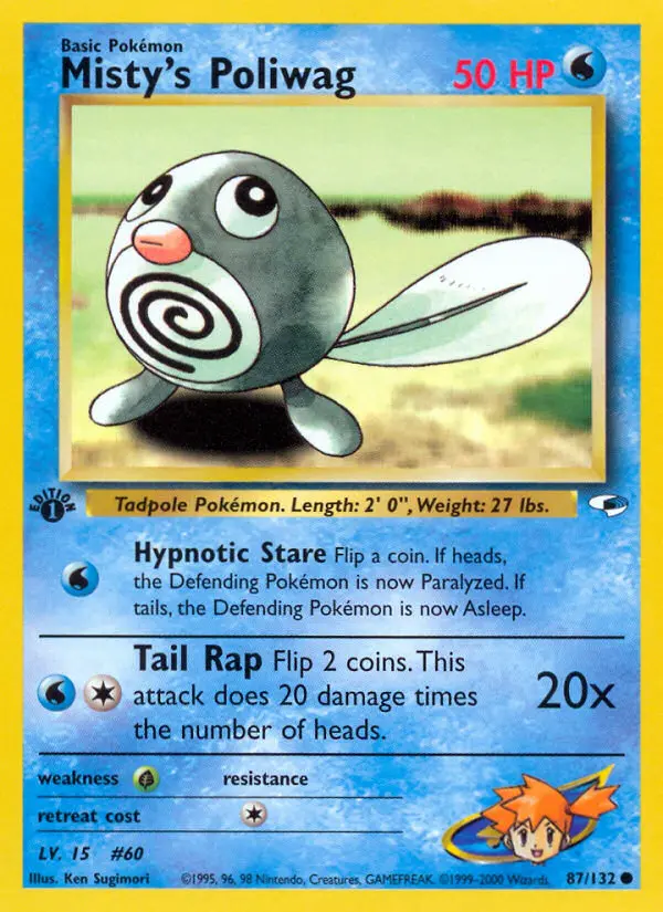 Misty's Poliwag (Gym Heroes) - Pokémon in TCG Land