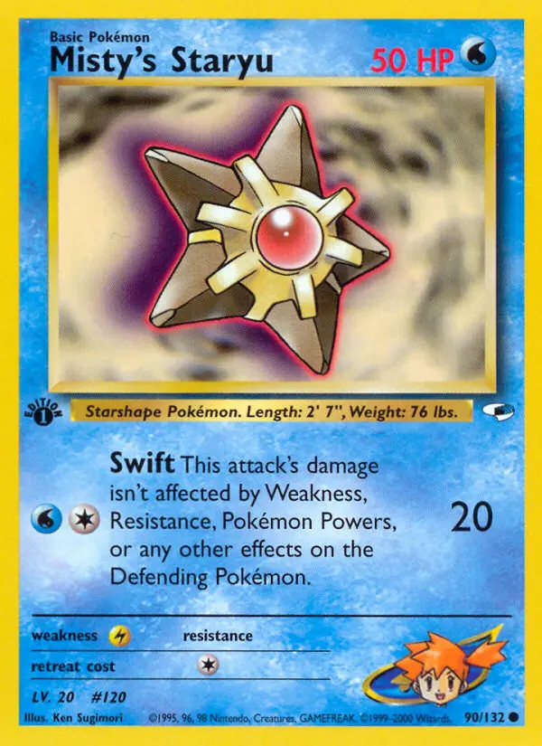 Misty's Staryu (Gym Heroes) - Pokémon in TCG Land