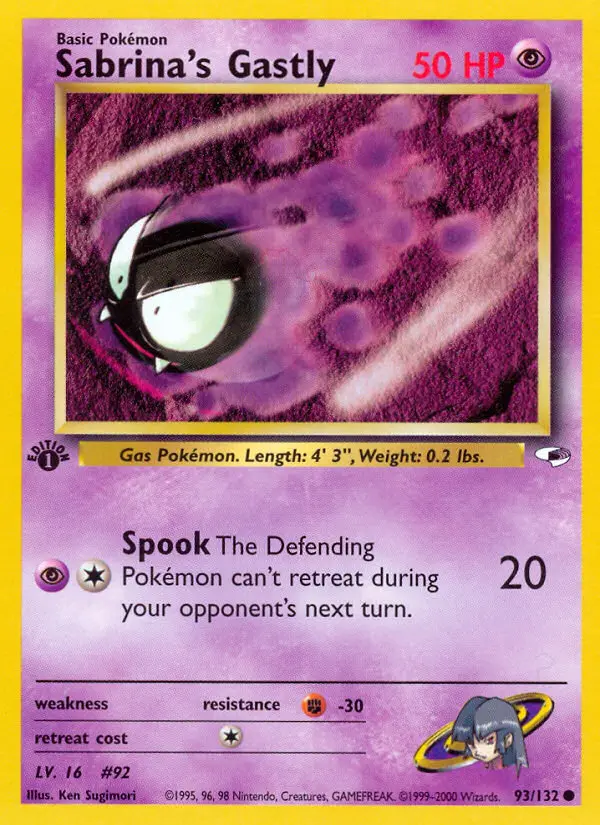 Sabrina's Gastly (Gym Heroes) - Pokémon in TCG Land México