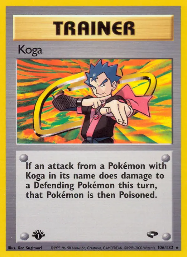 Koga (Gym Challenge) - Pokémon in TCG Land México