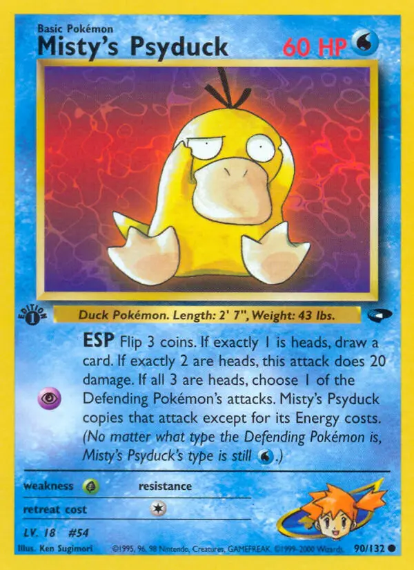 Misty's Psyduck (Gym Challenge) - Pokémon in TCG Land México