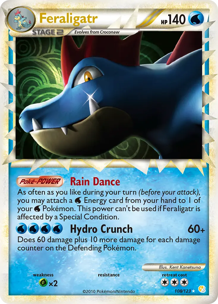 Feraligatr (HeartGold & SoulSilver) - Pokémon in TCG Land México