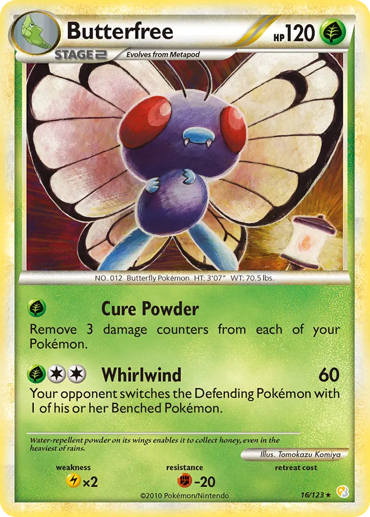 Butterfree (HeartGold & SoulSilver) - Pokémon in TCG Land México