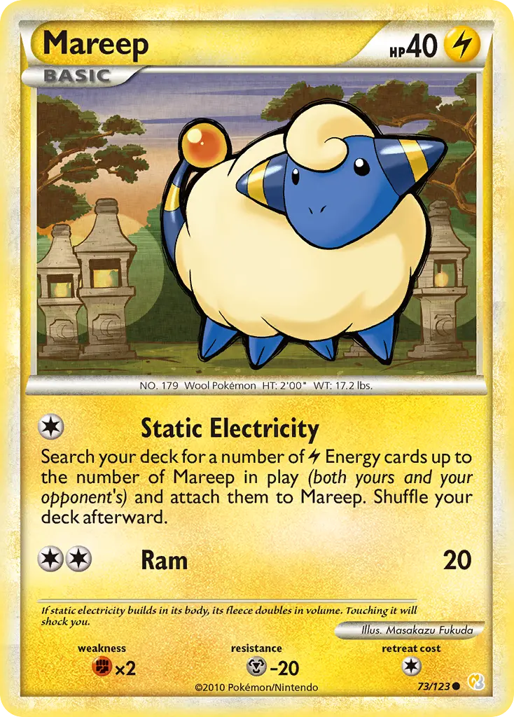 Mareep (HeartGold & SoulSilver) - Pokémon in TCG Land