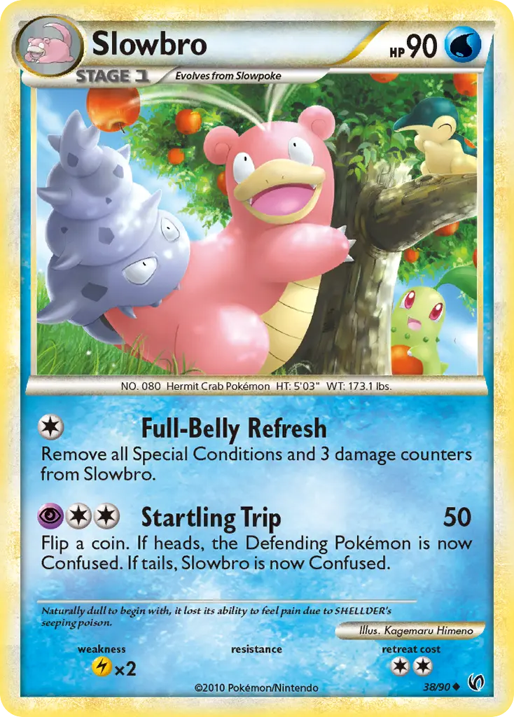 Slowbro (HS—Undaunted) - Pokémon in TCG Land