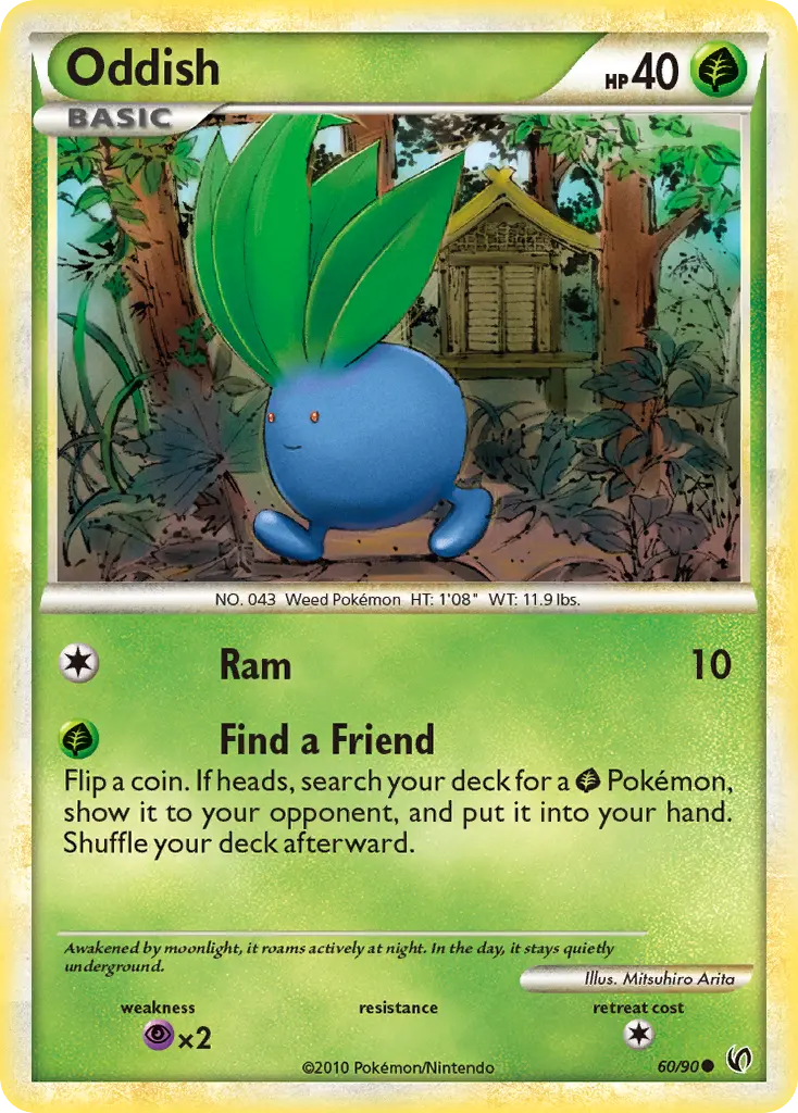 Oddish (HS—Undaunted) - Pokémon in TCG Land México