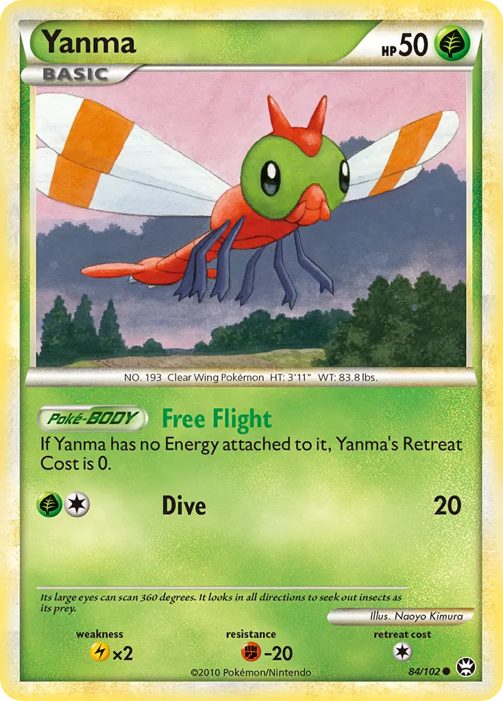Yanma (HS—Triumphant) - Pokémon in TCG Land