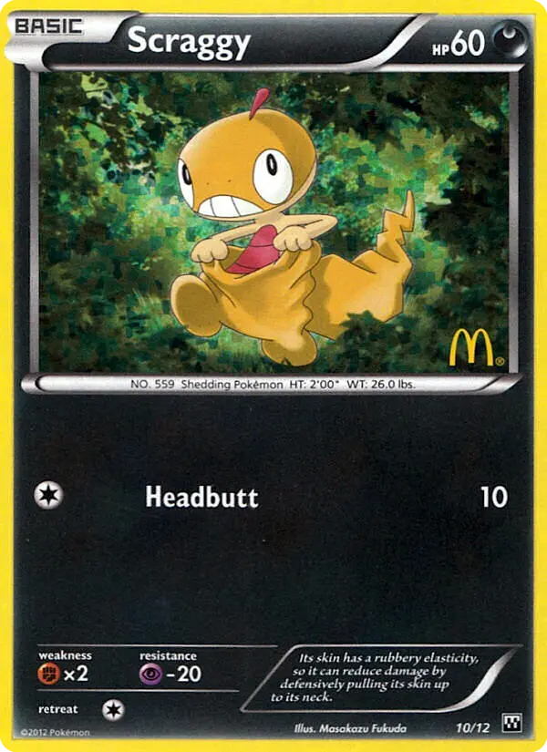 Scraggy (McDonald's Collection 2012) - Pokémon in TCG Land México