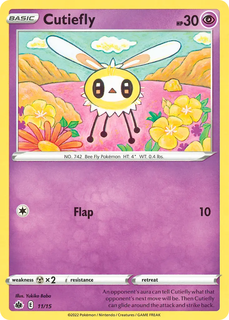 Cutiefly (McDonald's Collection 2022) - Pokémon in TCG Land México