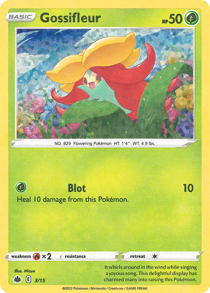 Gossifleur (McDonald's Collection 2022) - Pokémon in TCG Land México