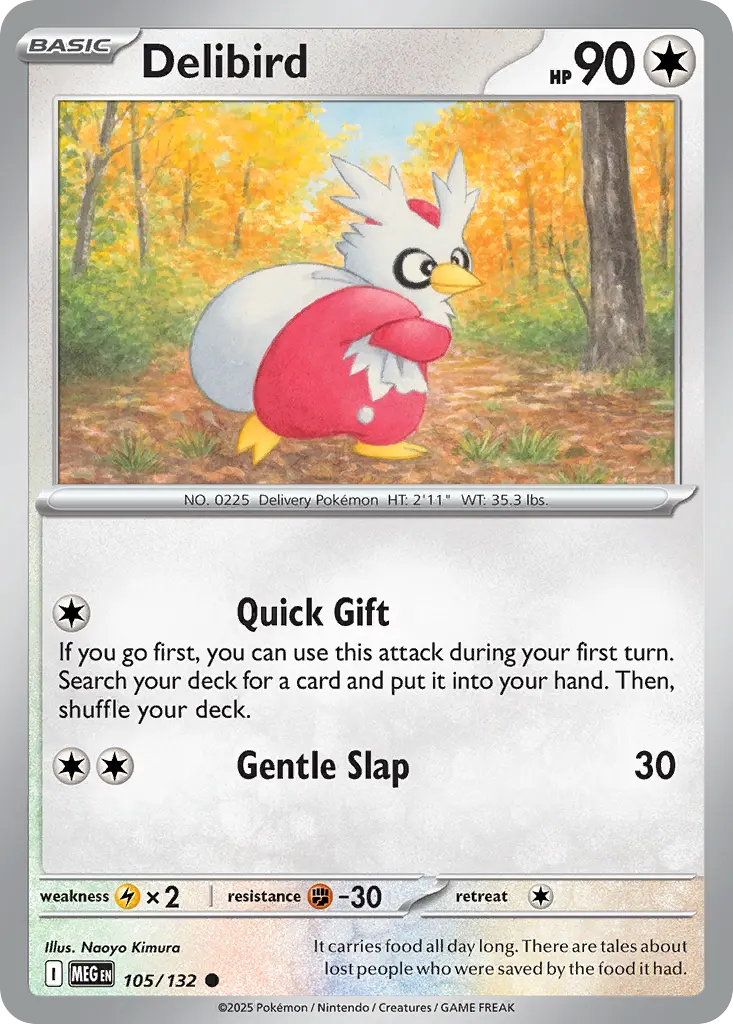 Delibird (Mega Evolution) - Pokémon in TCG Land México