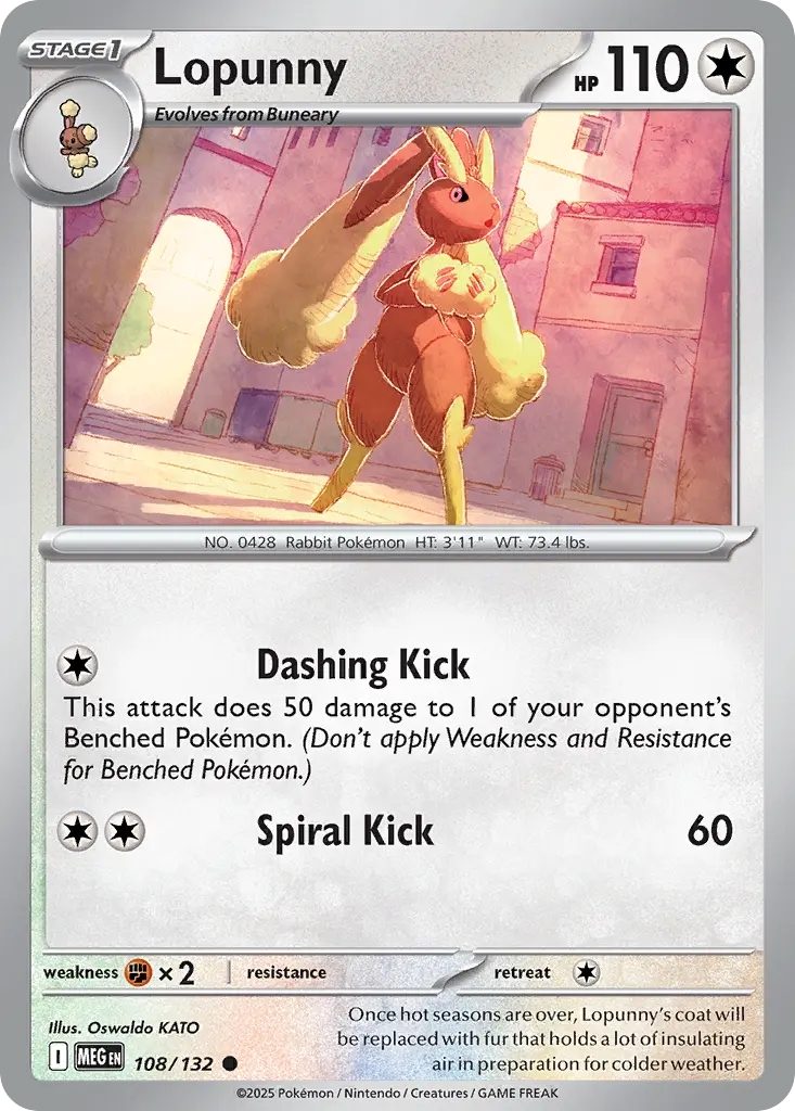 Lopunny (Mega Evolution) - Pokémon in TCG Land México