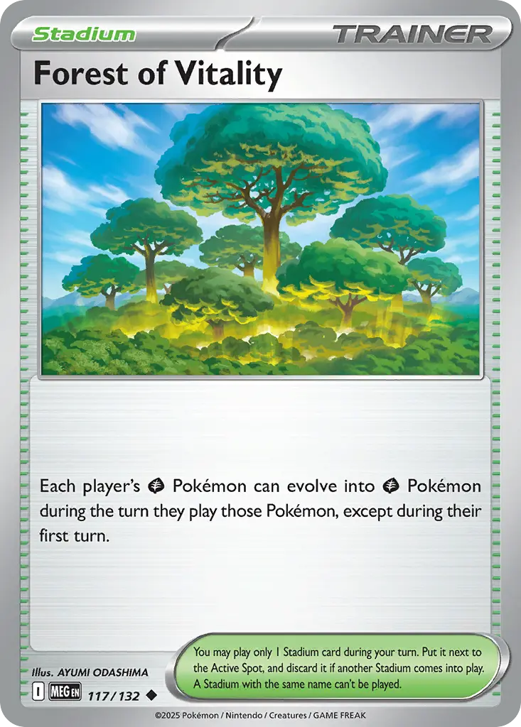 Forest of Vitality (Mega Evolution) - Pokémon in TCG Land México