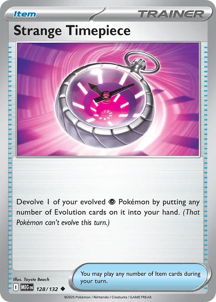 Strange Timepiece (Mega Evolution) - Pokémon in TCG Land México