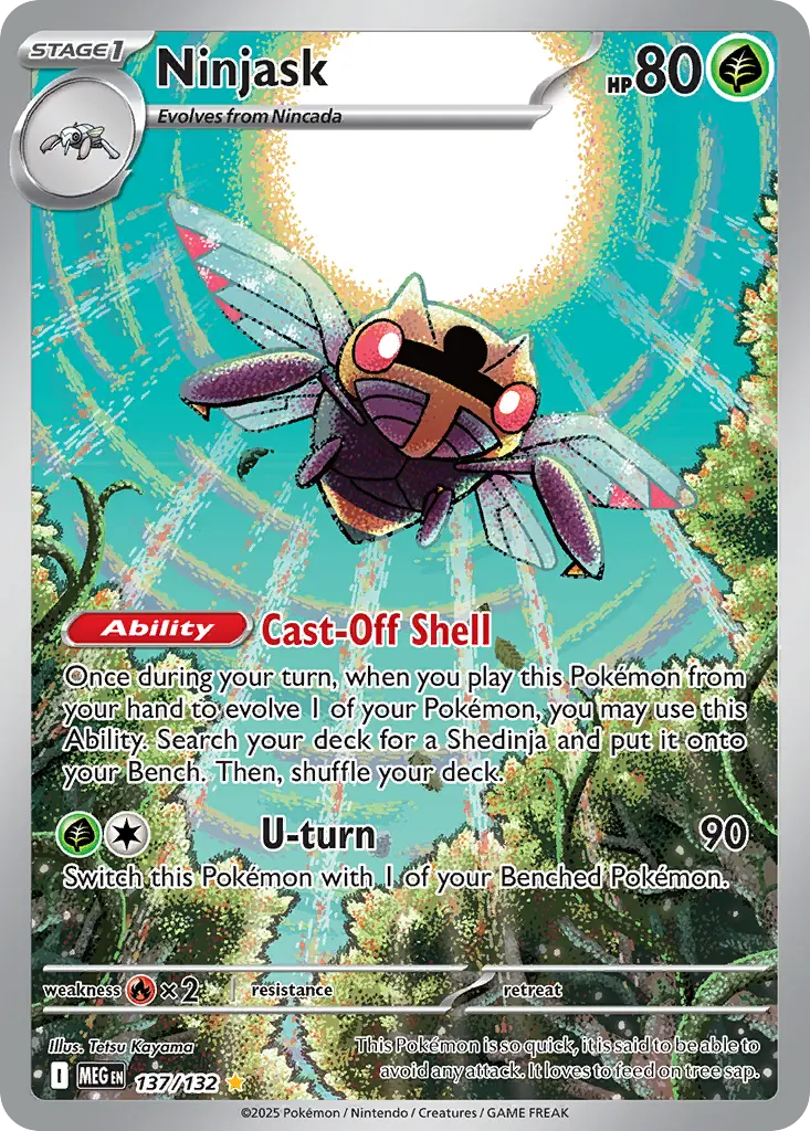 Ninjask (Mega Evolution) - Pokémon in TCG Land México