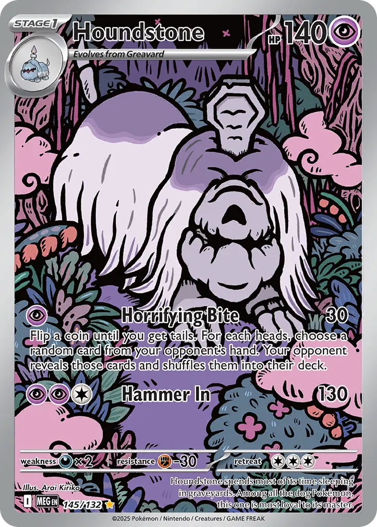 Houndstone (Mega Evolution) - Pokémon in TCG Land México