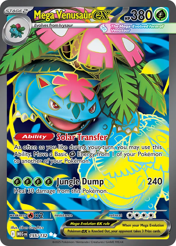 Mega Venusaur ex (Mega Evolution) - Pokémon in TCG Land México