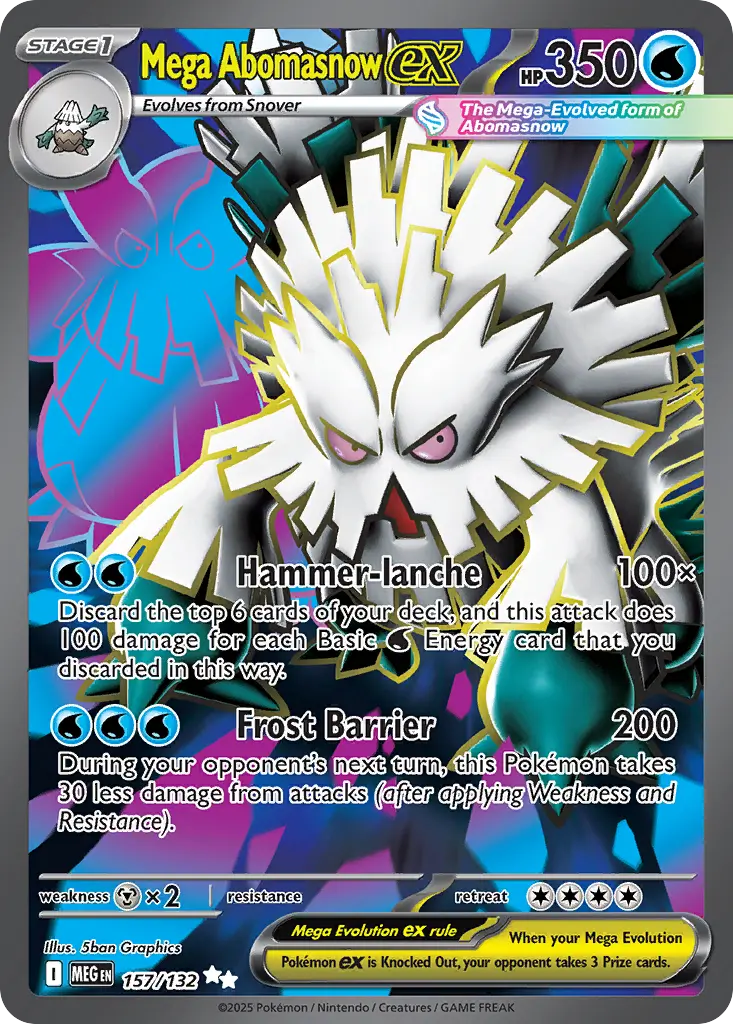 Mega Abomasnow ex (Mega Evolution) - Pokémon in TCG Land México