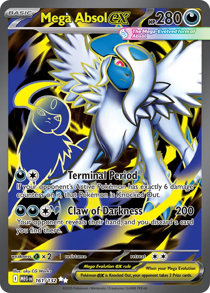 Mega Absol ex (Mega Evolution) - Pokémon in TCG Land México