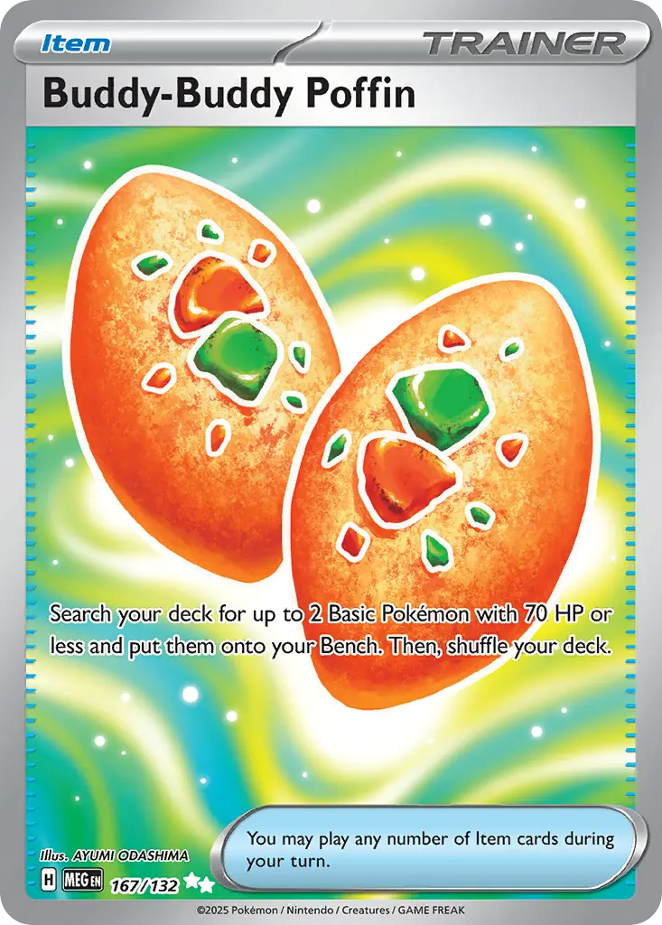 Buddy-Buddy Poffin (Mega Evolution) - Pokémon in TCG Land México
