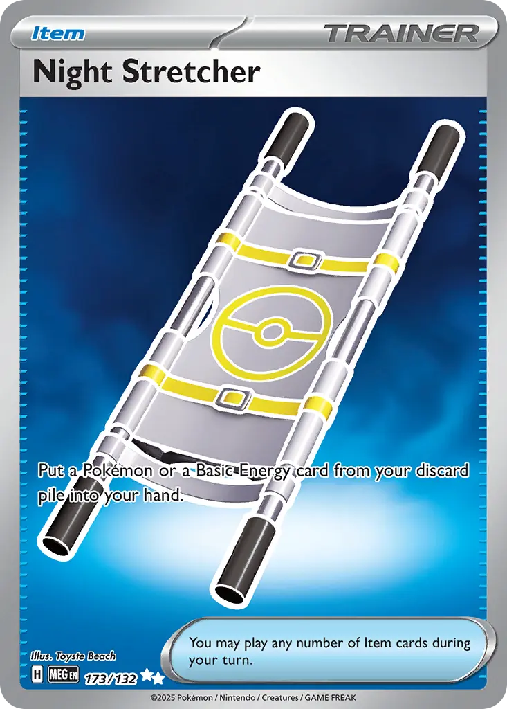 Night Stretcher (Mega Evolution) - Pokémon in TCG Land México