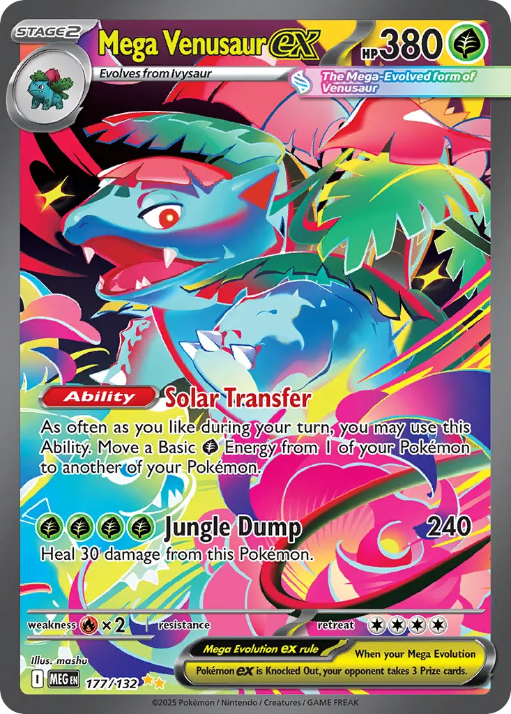 Mega Venusaur ex (Mega Evolution) - Pokémon in TCG Land México