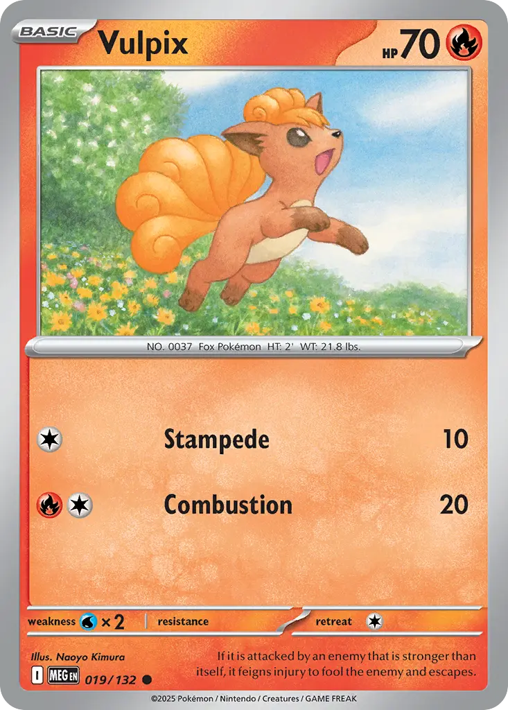 Vulpix (Mega Evolution) - Pokémon in TCG Land México